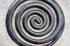 Big Spiral, granite, radius 51 cm, 2025