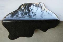 Black Stain I, 30x30x20 cm, granite, 2018